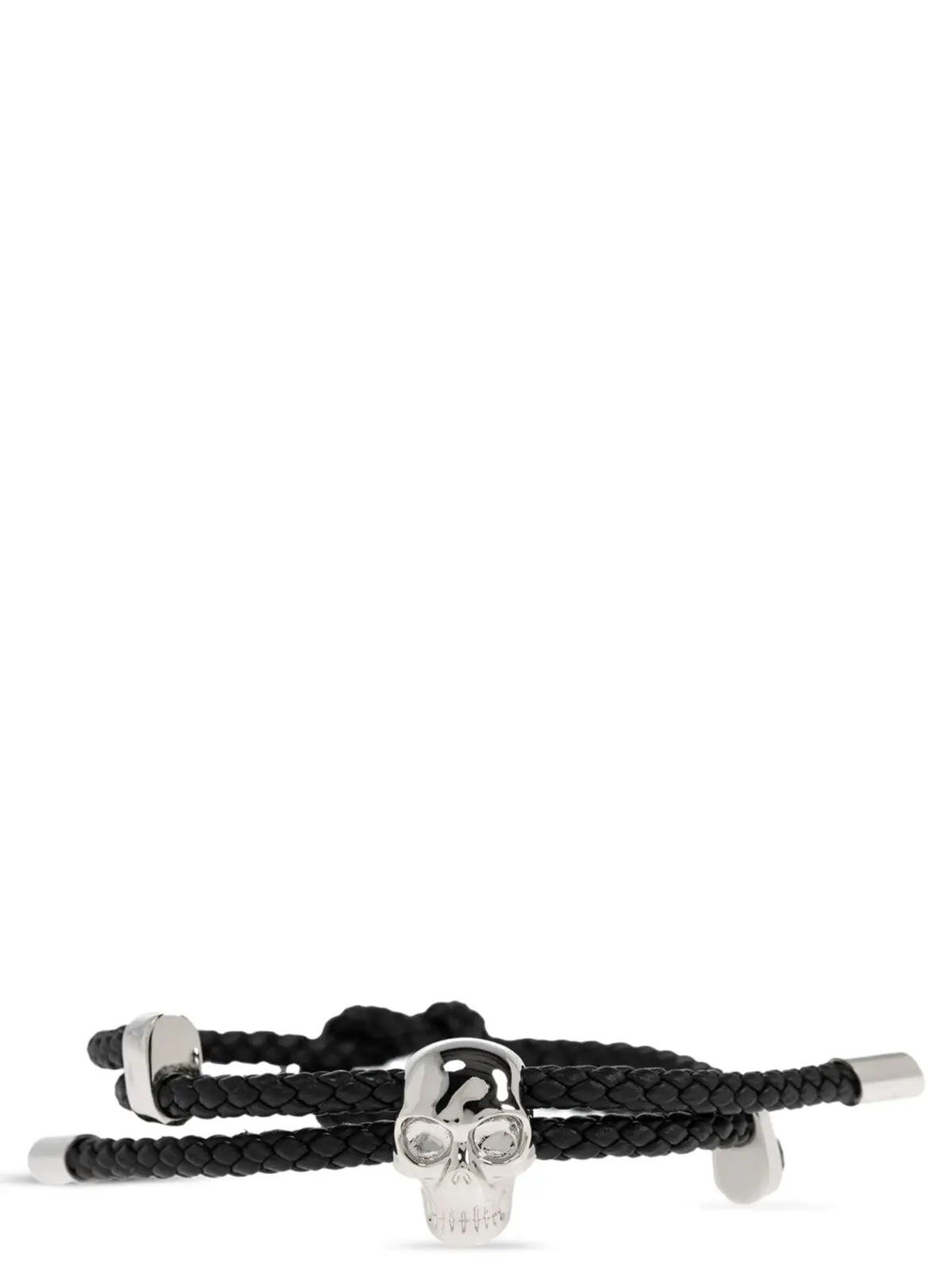 Браслет Mcqueen Braided Чорний 1 Braided bracelet MCQUEEN Black