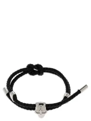 Braided bracelet Man MCQUEEN Black