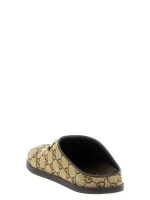 Horsebit sabot Woman GUCCI Beige