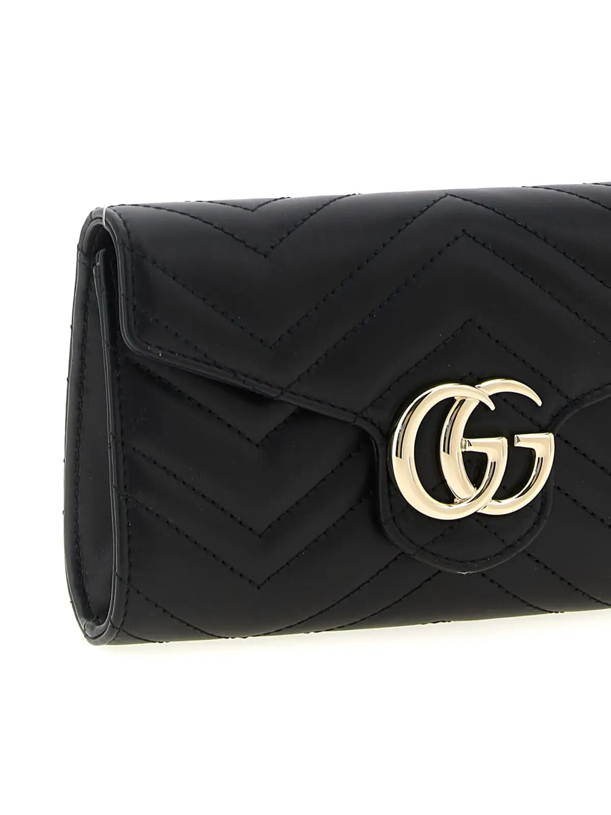 Гаманець на ланцюжку Gucci GG Marmont Чорний 3 'GG Marmont' wallet on chain Woman GUCCI Black
