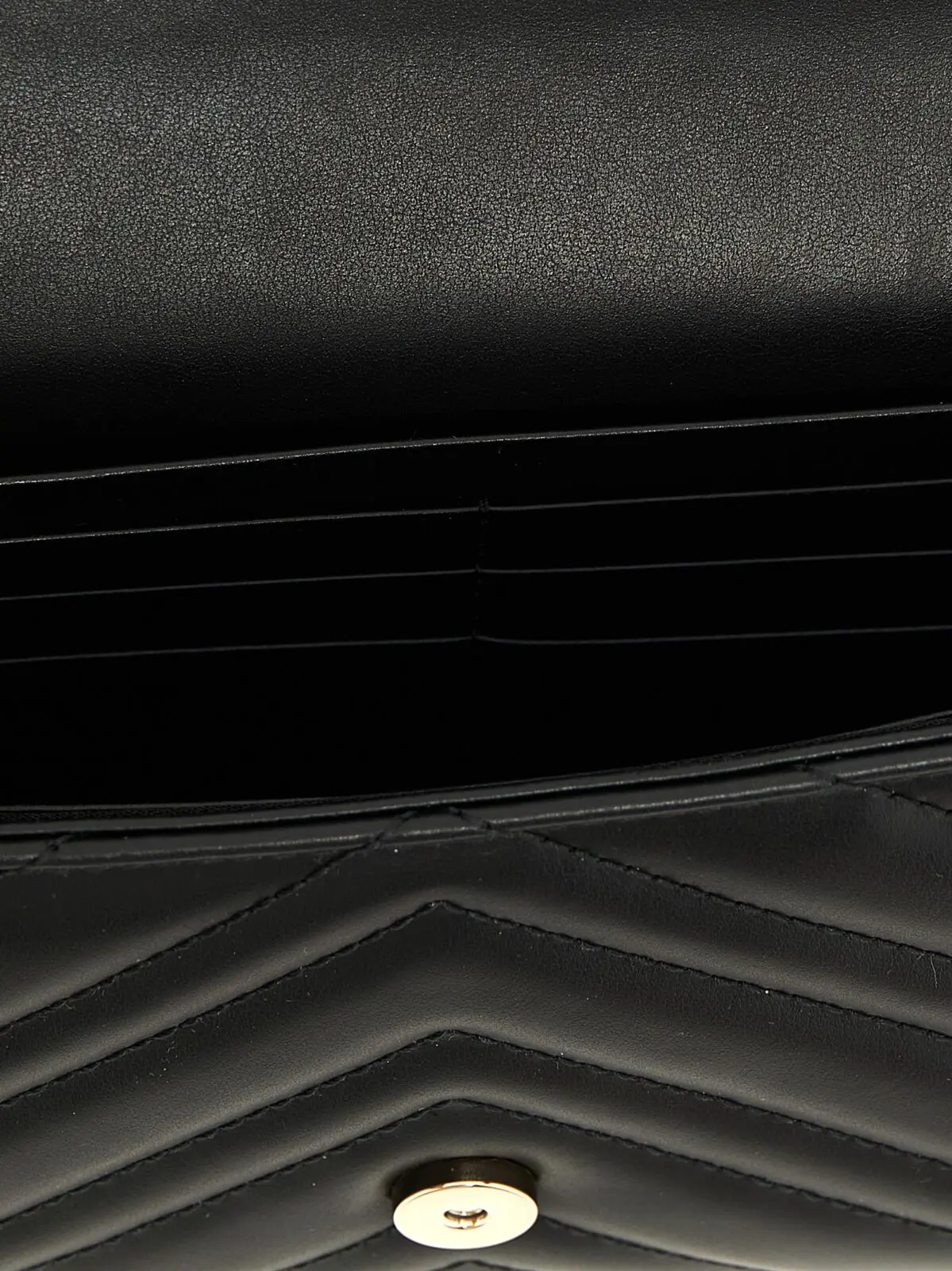 Гаманець на ланцюжку Gucci GG Marmont Чорний 4 'GG Marmont' wallet on chain 100% calfskin leather (Bos Taurus) GUCCI Black