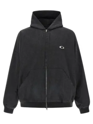 'Trompe L'Œil' hoodie BALENCIAGA Gray