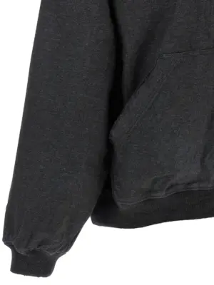 'Trompe L'Œil' hoodie 100% cotton BALENCIAGA Gray