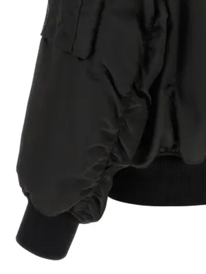 Serge bomber jacket 100% polyamide SAINT LAURENT Black