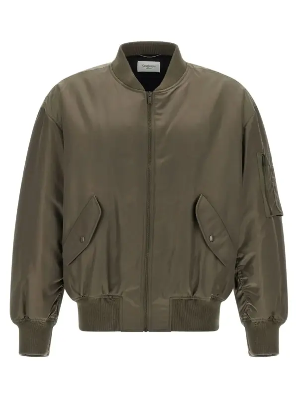 Serge bomber jacket SAINT LAURENT Green