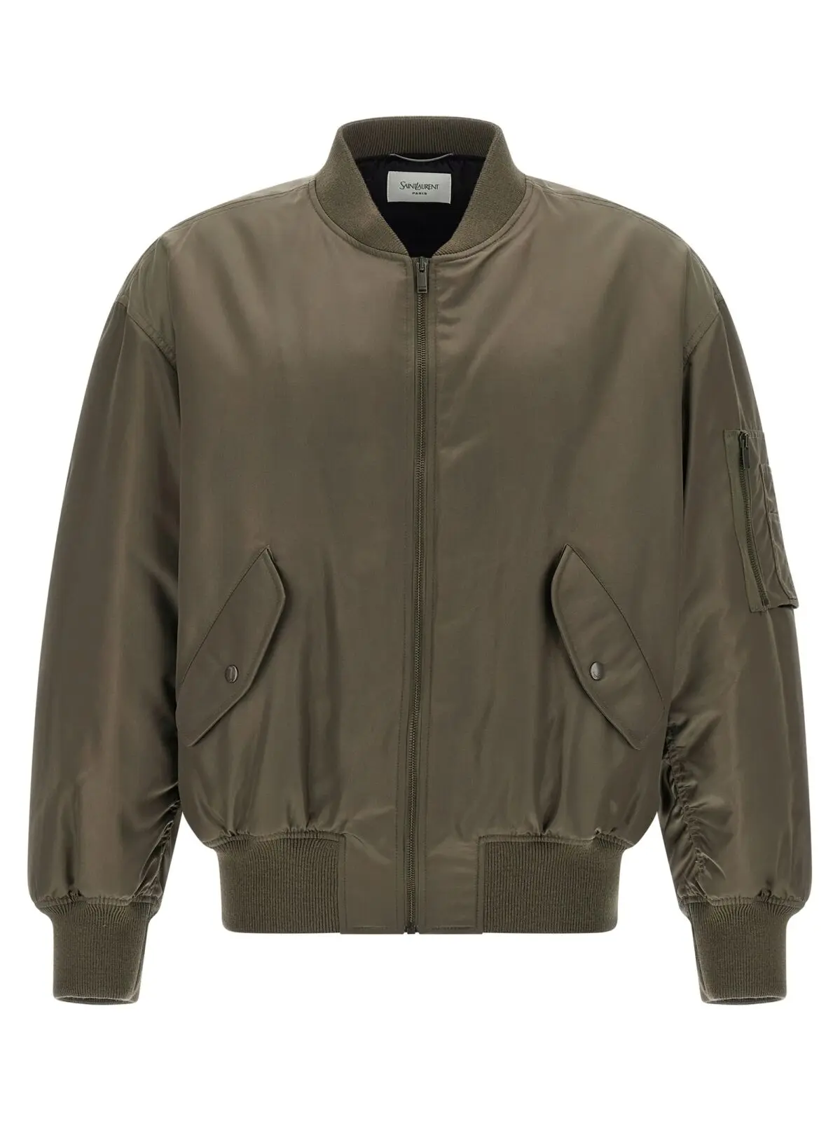 Бомбер Saint Laurent Serge Зелений 1 Serge bomber jacket SAINT LAURENT Green