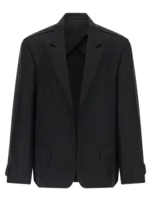 Denim jacket - blazer BALENCIAGA Black