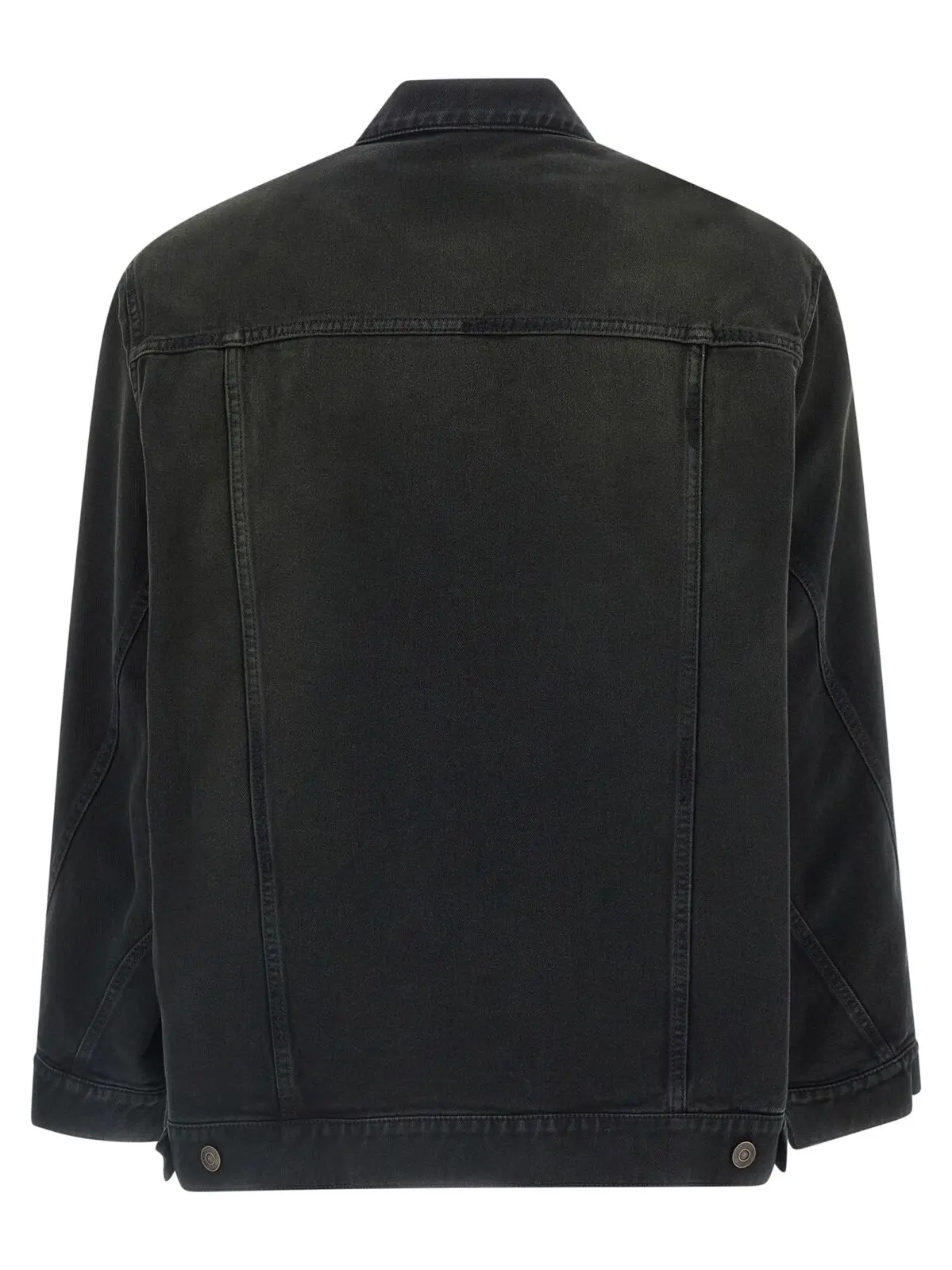 Куртка-оверсайз джинсова Balenciaga Чорна 2 Denim jacket - blazer 838842TST081000 BALENCIAGA Black