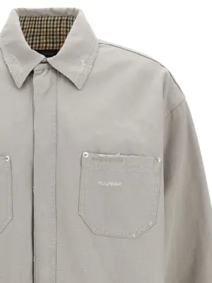 'Workwear' overshirt Man BALENCIAGA Gray