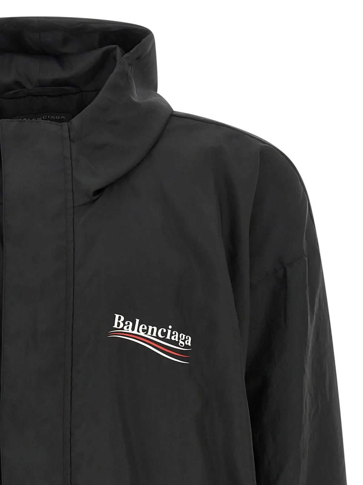 Анорак Balenciaga Political Campaign Чорний 3 'Political Campaign' anorak Man BALENCIAGA Black
