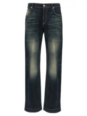 Wide leg jeans MCQUEEN Blue