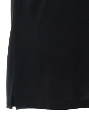 Logo embroidery polo shirt 100% cotton MCQUEEN White/Black