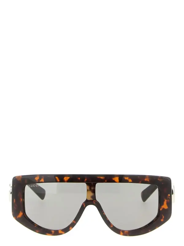 Rectangular sunglasses GUCCI Brown