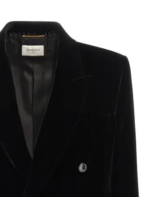 'Cassandre' blazer Woman SAINT LAURENT Black