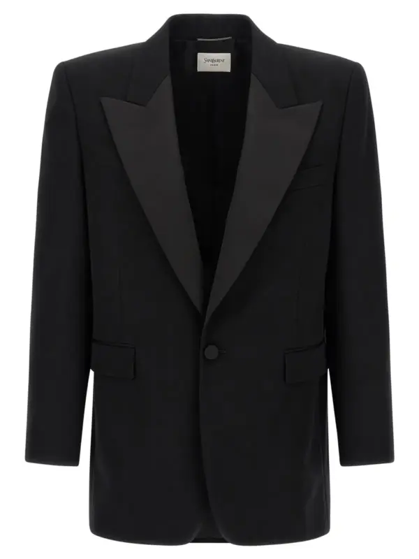 'Smoking' blazer SAINT LAURENT Black