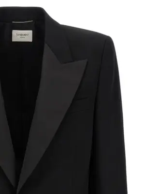 'Smoking' blazer Man SAINT LAURENT Black