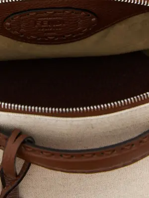 'By The Way Soft Medium' handbag 33% polyurethane 28% polyamide 22% cotton 17% linen FENDI Beige