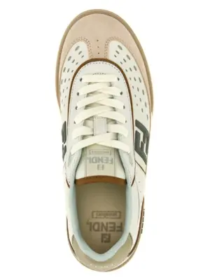 'Fendi Match' sneakers 100% leather FENDI Beige