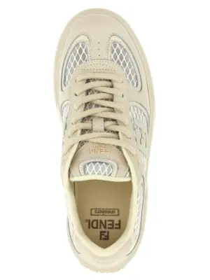 'Fendi Match' sneakers 100% calfskin leather (Bos Taurus) FENDI Beige
