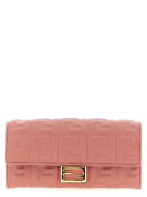 'Continental Baguette' wallet on chain FENDI Pink