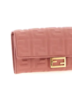 'Continental Baguette' wallet on chain Woman FENDI Pink