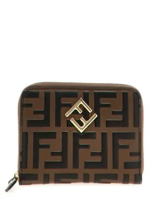 Medium 'FF Diamonds' wallet FENDI Brown