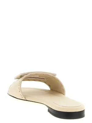 'Baguette' slides Woman FENDI Beige