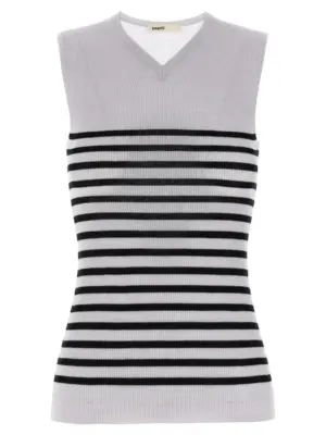 'Renato' top KHAITE White/Black