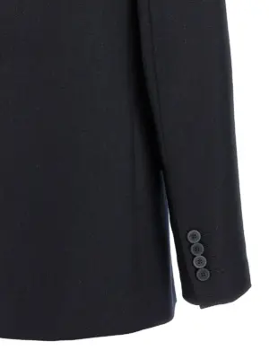 Lurex single-breasted blazer 98%wv