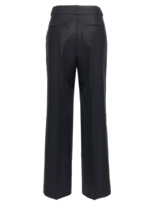 Lurex flannel pants A04283Z03359962 PESERICO Blue