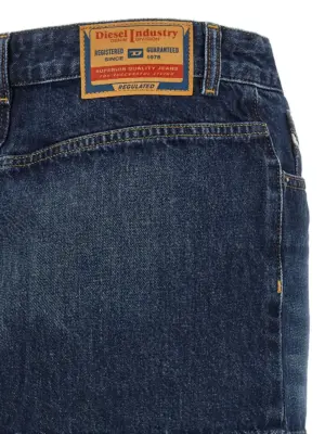 'De-Ron' skirt 100% cotton DIESEL Blue