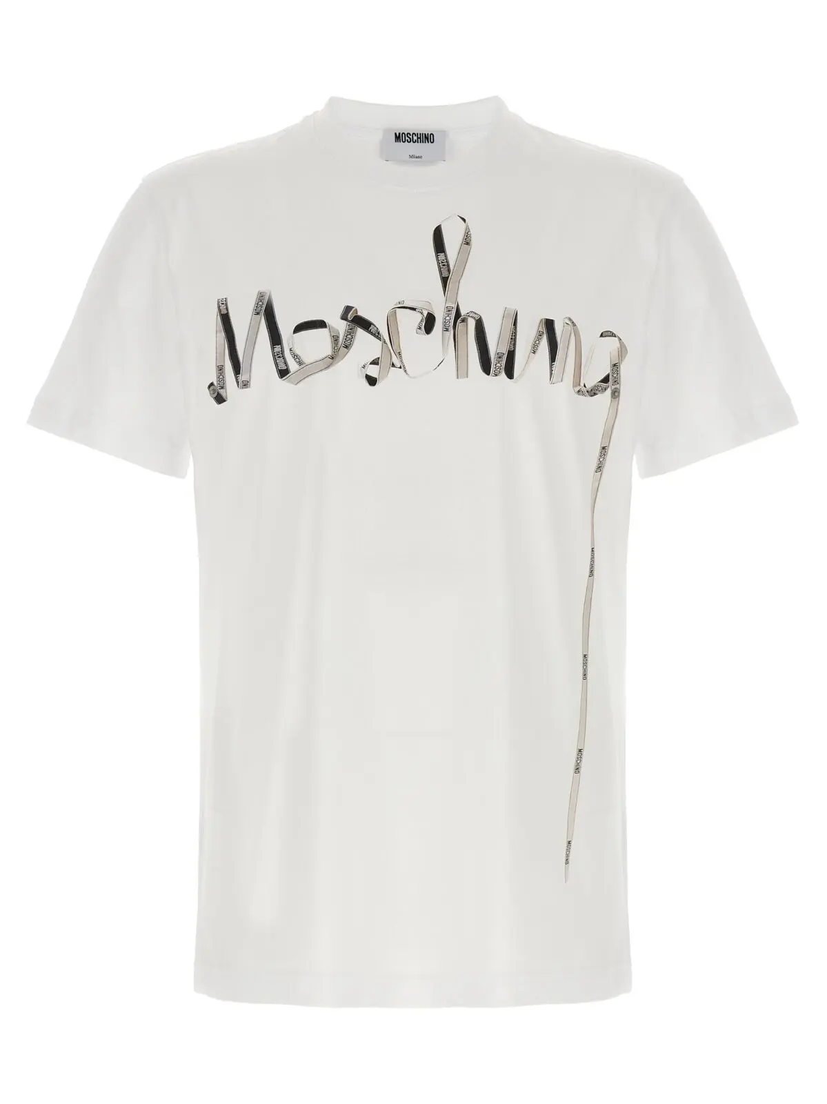 Футболка Moschino з принтом Біла 1 Printed T-shirt MOSCHINO White