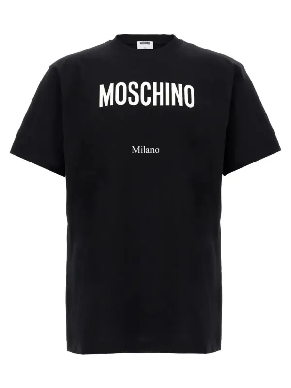 Printed T-shirt MOSCHINO White/Black