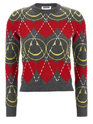 'Smiley' sweater MOSCHINO Multicolor
