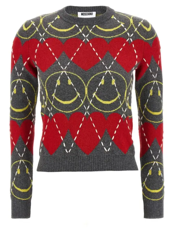 'Smiley' sweater MOSCHINO Multicolor