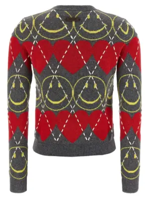 'Smiley' sweater A092355021506 MOSCHINO Multicolor