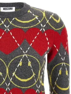 'Smiley' sweater Woman MOSCHINO Multicolor
