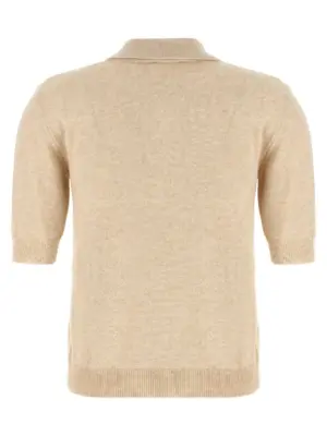 Polo embroidery sweater A092955020018 MOSCHINO Beige