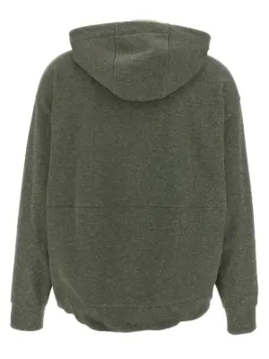 Lurex hoodie A12055J001227934 PESERICO Green