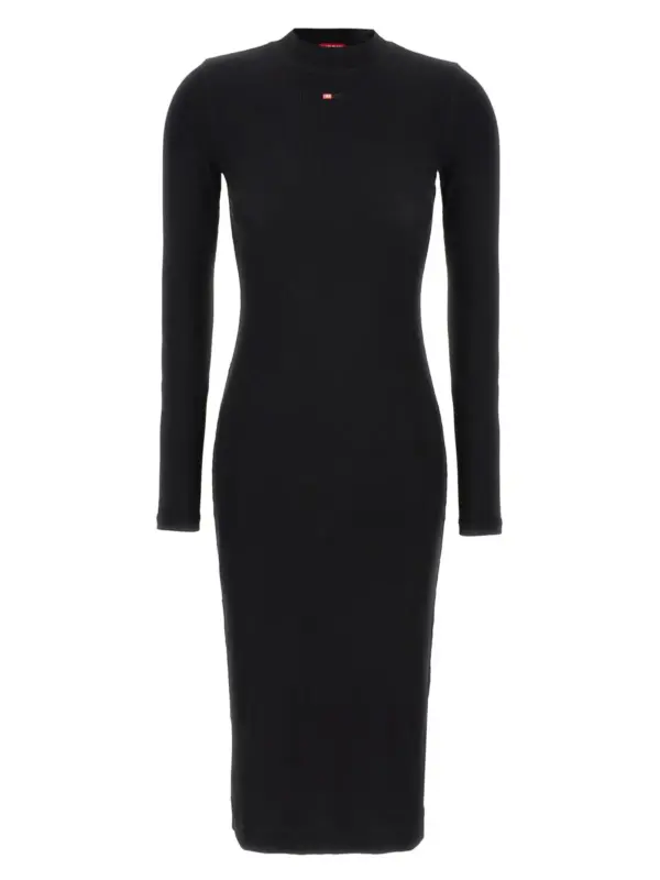 'D-Mokky-Ls-Microdiv' dress DIESEL Black