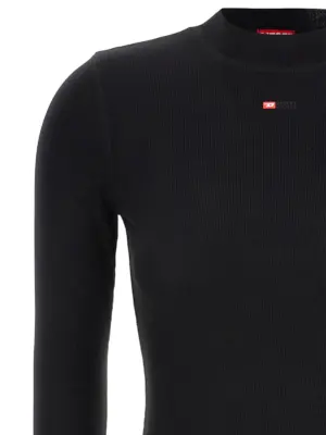 'D-Mokky-Ls-Microdiv' dress Woman DIESEL Black