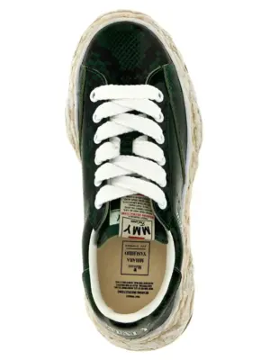 'Charles' sneakers 100% cow leather (Bos Taurus) MAISON MIHARA YASUHIRO Green