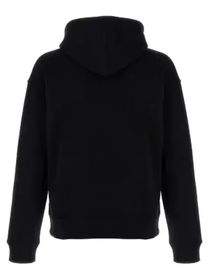 Logo print hoodie A170852281555 MOSCHINO Black