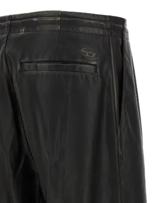 'P-Rivers' pants 100% polyester DIESEL Black