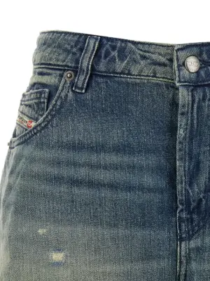 'De-Jiro' shorts Woman DIESEL Blue