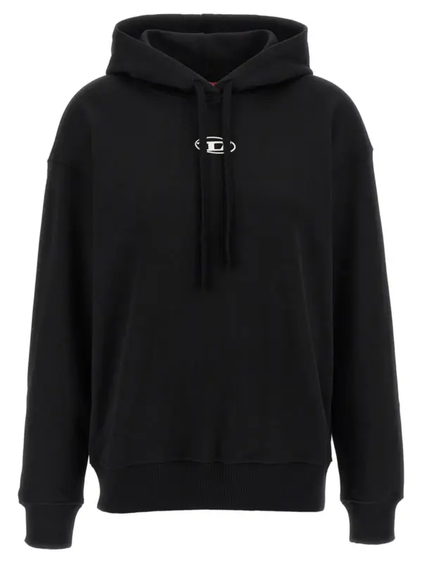 'F-Buxt-Hood-Od' hoodie DIESEL Black
