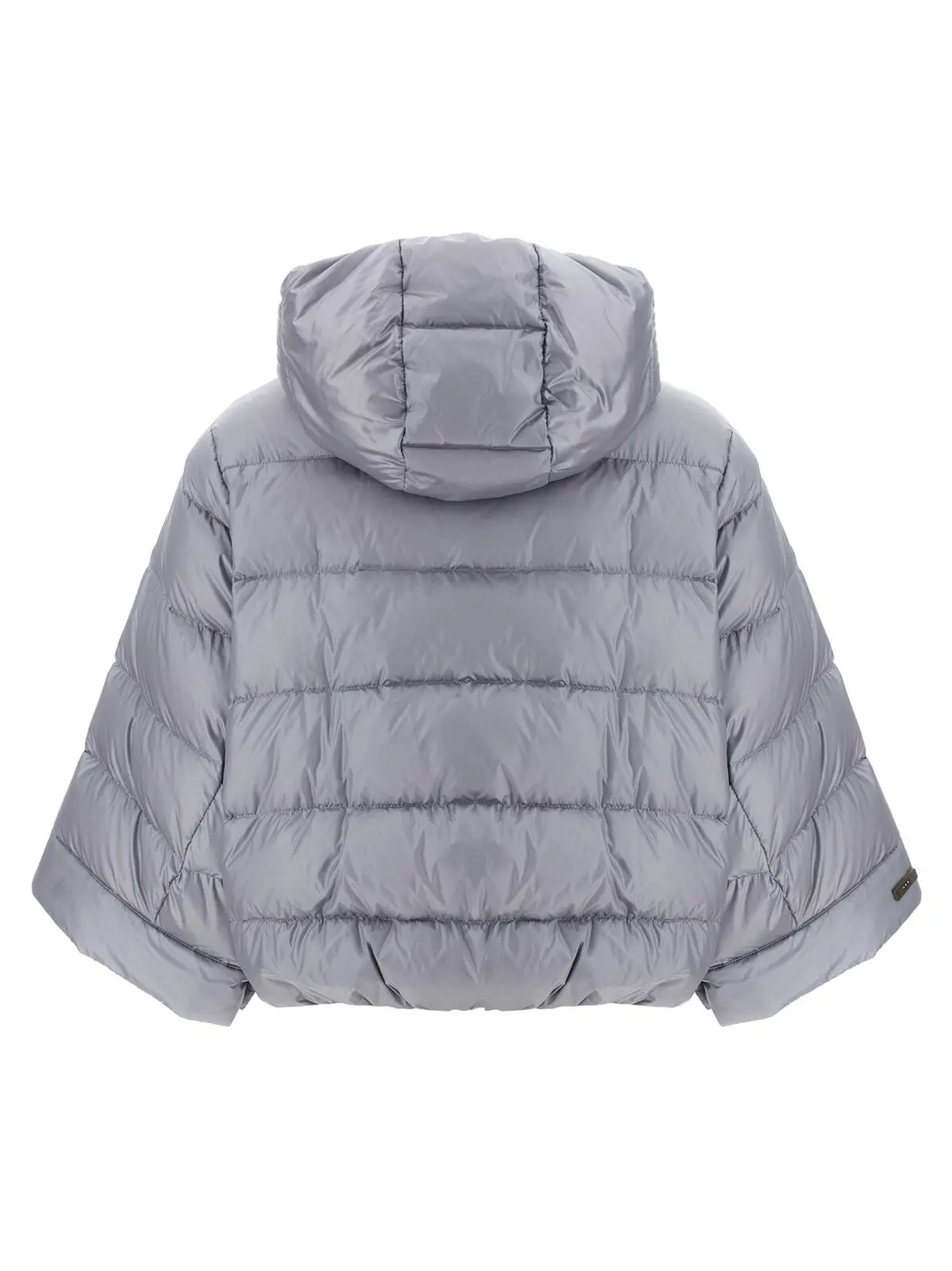 Куртка-пуховик кейп PESERICO Сіра 2 Cape down jacket A2409202200084 PESERICO Gray