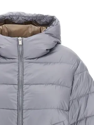 Cape down jacket Woman PESERICO Gray