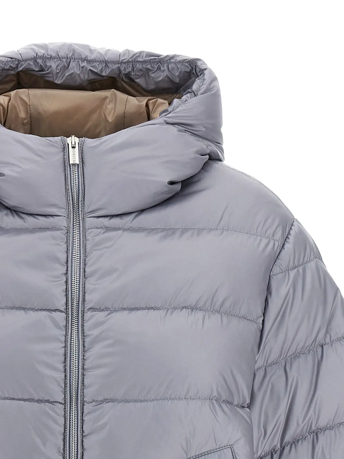 Куртка-пуховик кейп PESERICO Сіра 3 Cape down jacket Woman PESERICO Gray