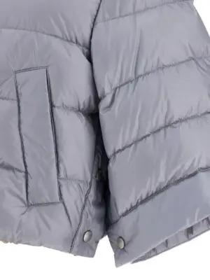 Cape down jacket 100% polyamide PESERICO Gray